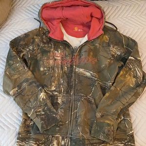 Carhartt camo zip up